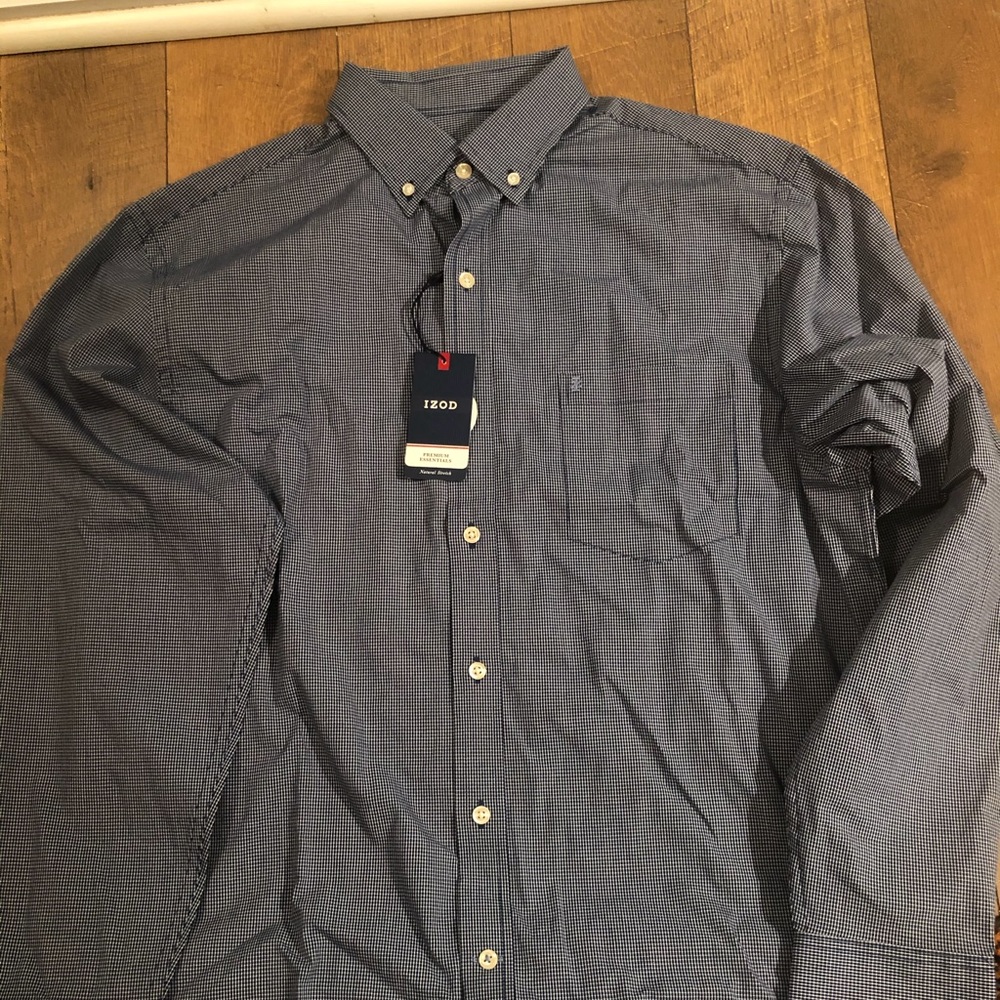 Blue Izod dress shirt